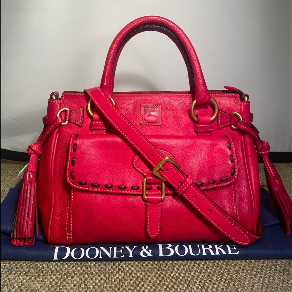 Dooney and Bourke Fuchsia Florentine Satchel